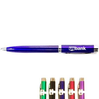 3-In-1 Ballpoint Pen with Laser Pointer & LED Flashlight