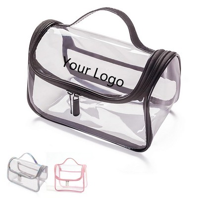 Waterproof Heavy Duty Clear Travel Makeup Bag