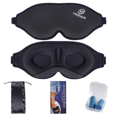 3D Contoured Cup Sleeping Mask/Blindfold