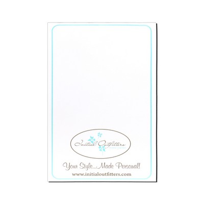 4" x 6" Memo Notepad 50 Sheets Custom Printed