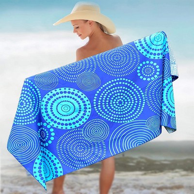 Eco-Friendly French Terry Beach Towel