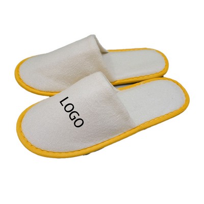 Full-Cover Disposable Brushed Fleece Slippers