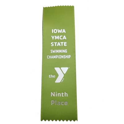 Custom Flat Ribbon w/ Pinked Edge (2 1/2"x9")