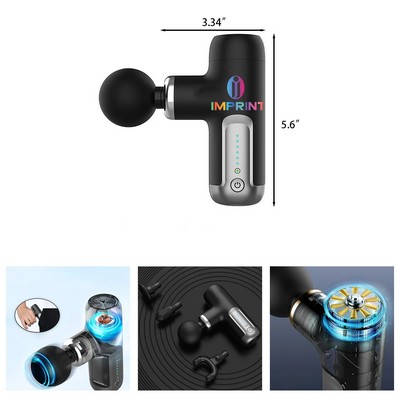 Portable Fascia Massage Gun with Carry Bag