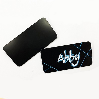 Full Color Erasable Plastic Name Badge