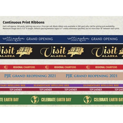 Continuous Print Ribbon 1"
