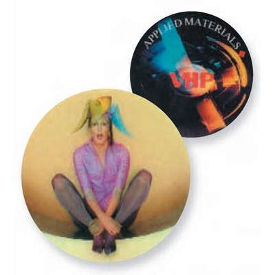 3D Opti Lenticular Badge (2 1/4" Diameter)