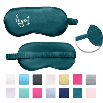Soft Elastic Imitation Silk Sleep Mask