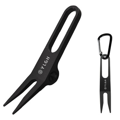 Ring Handle Golf Divot With Carabiner