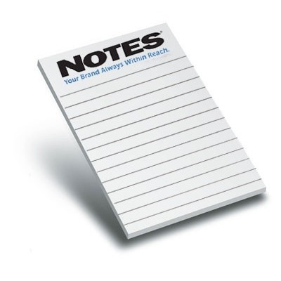 50-Sheet Non-Adhesive Scratch Pad (5 1/2"x8 1/2")