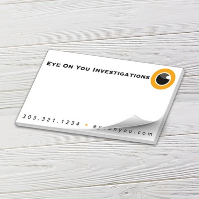 Full-Color Notepads - 50 Sheets (5" x 3")