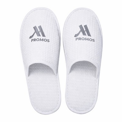 Waffle Pattern Disposable Slippers