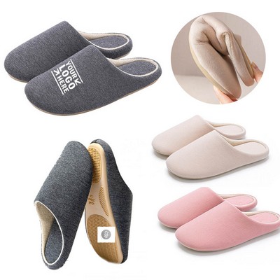 Winter Silent Foam House Slippers