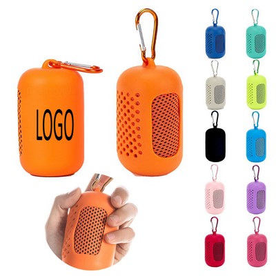 Quick Dry Cooling Towel W/Silicone Case