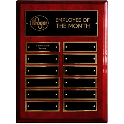 Piano Finished Perpetual Plaque (9"x12")