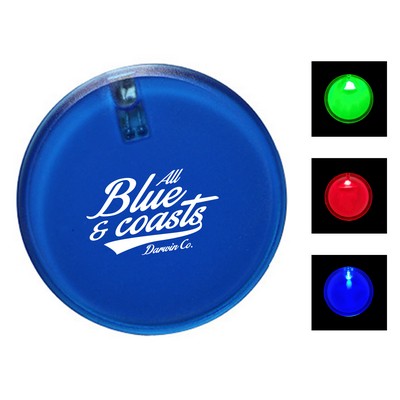 LED Button Pin Badge