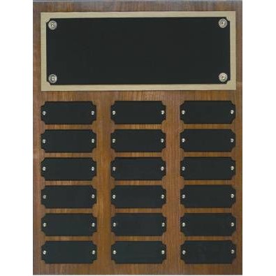 Perpetual, 18-Plate, Walnut Step Edge - 10-1/2" x 13"