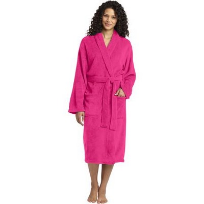 Port Authority® Plush Microfleece Shawl Collar Robe.
