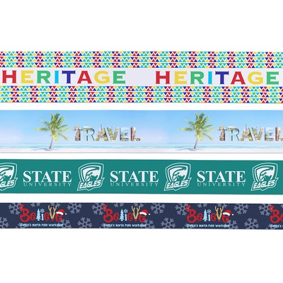 3" Badge Satin Ribbon - 50yd Roll - Sublimation
