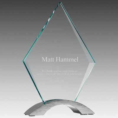 Diamond Cosmic Glass with Base